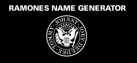 Ramones name generator
