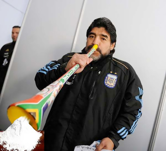 Maradona vuvuzuela
