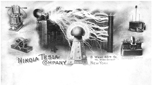 Briefpapier Nikola Tesla - copyright letterheady.com