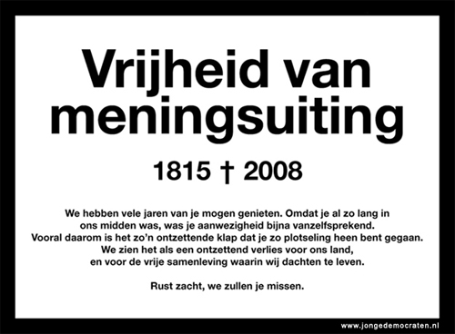 Vrijheid van meningsuiting