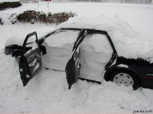 Sneeuw Auto